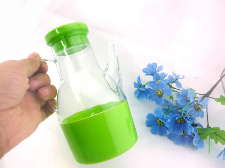 1 шт. пластиковая банка для масла кастрюля специй уксуса соуса герметичная