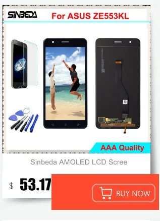 5," для ASUS Zenfone 2 Laser ZE550KL ЖК-дисплей сенсорный экран полная сборка дигитайзер с рамкой тест