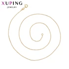 Xuping простое модное ожерелье, очаровательное стильное длинное ожерелье с цепочкой для женщин и девушек, ювелирное изделие, подарок 42589