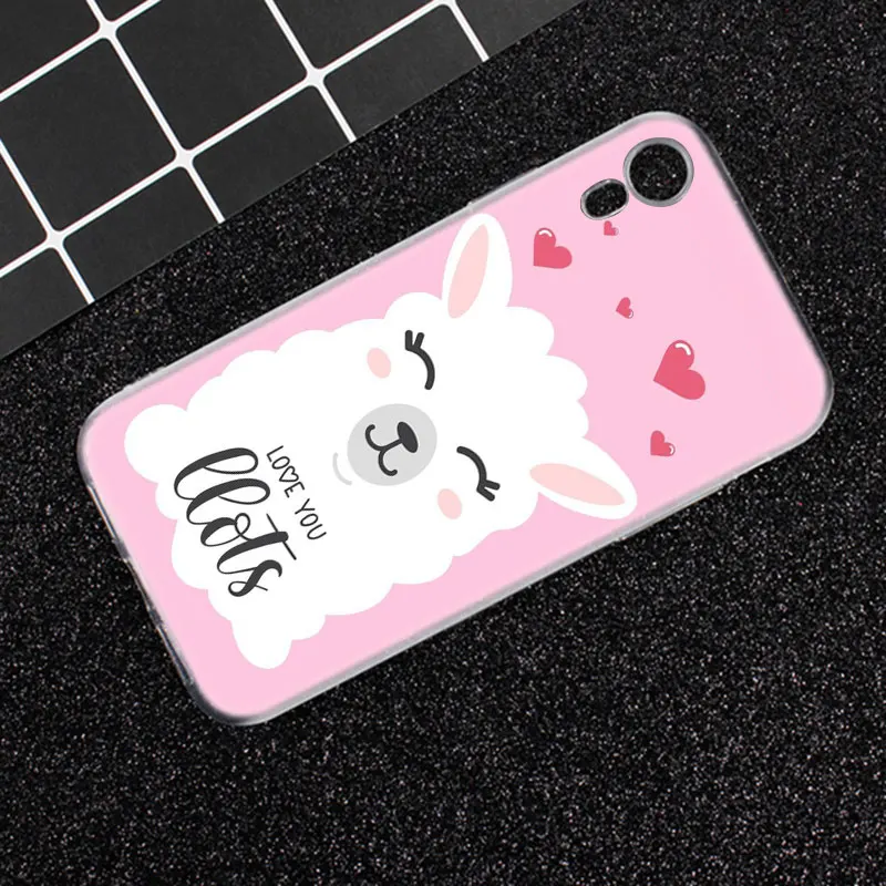 Хит продаж модный силиконовый чехол с ламой-альпакой для Apple iPhones 11 Pro XS Max X XR 7 8 6 6s