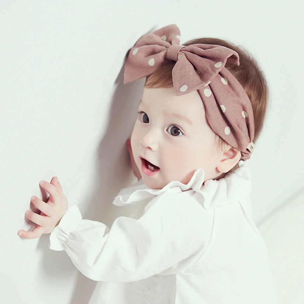 Kids Girls Headband Rabbit Bow Ear Hairband Children Headwear Turban Knot Head Wraps Casual Apparel Accessories | Детская одежда и
