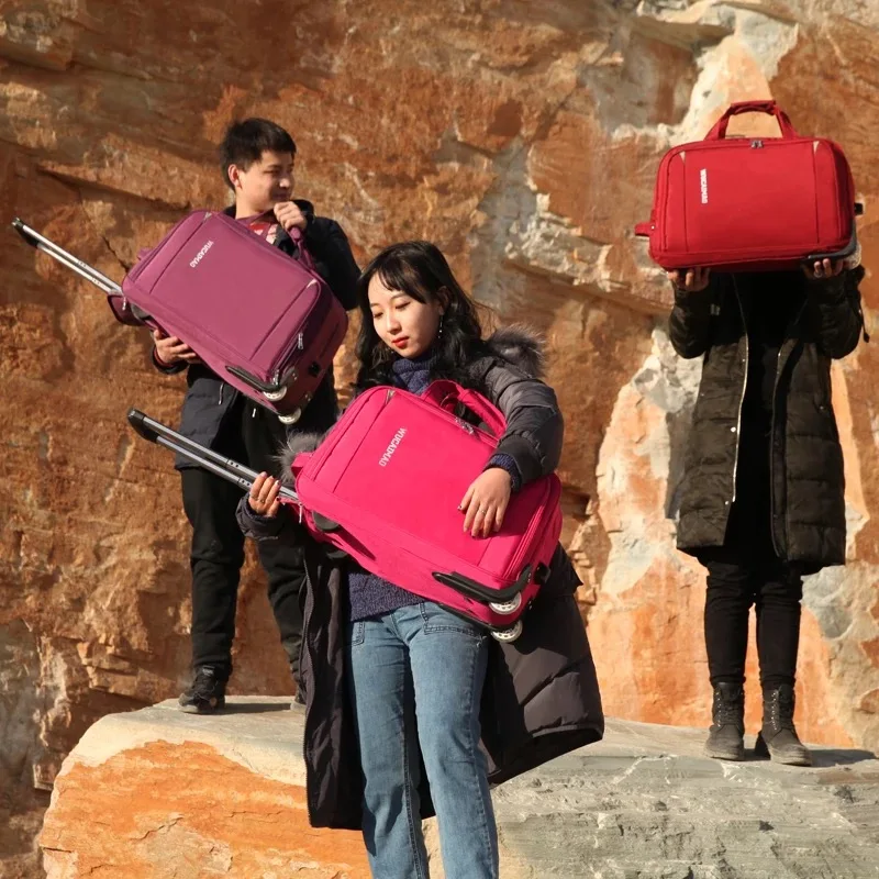 Новая портативная легкая сумка на колесиках для багажа Мужской Дорожный чемодан