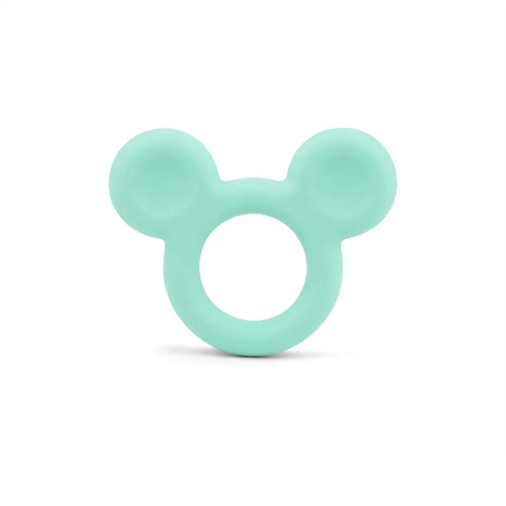 Mickey Mouse TYRY. HU 1 шт пищевого силикона коала Прорезыватель бусины BPA бесплатно для ребенка прорезывание зубов подвеска с кулоном в виде фигурки енота кулон в форме жирафа пингвина игрушка - Цвет: Mickey Mouse