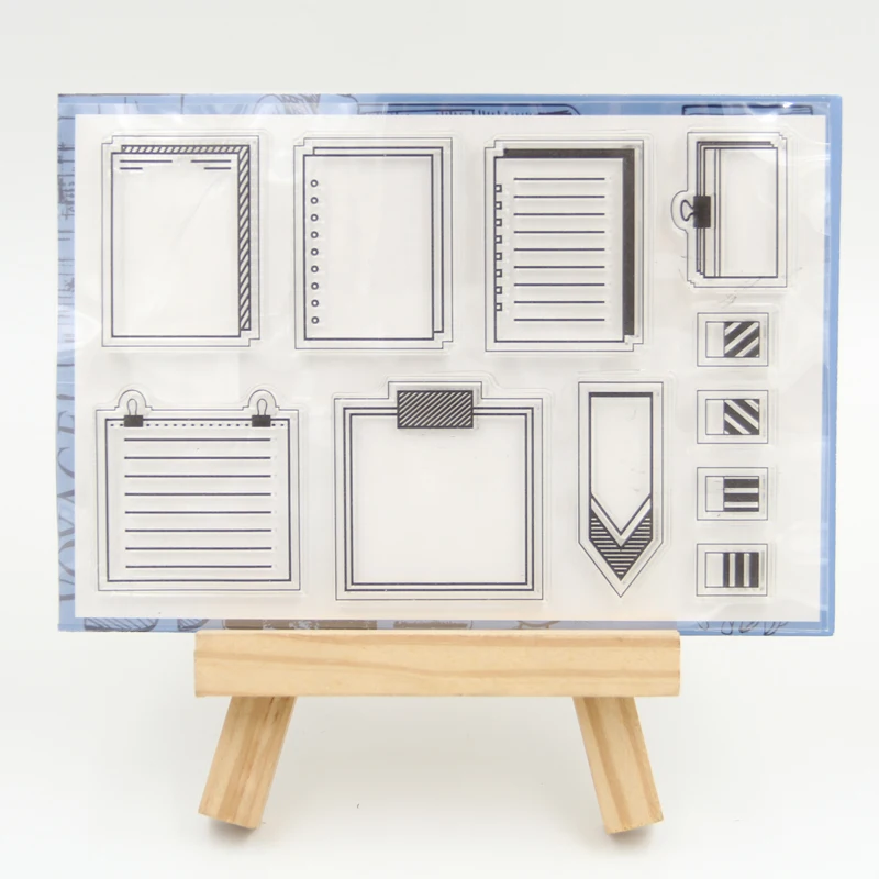 ZFPARTY Sticky Note прозрачный силиконовый штамп/печать для DIY скрапбукинга/фото декоративная открытка для альбома