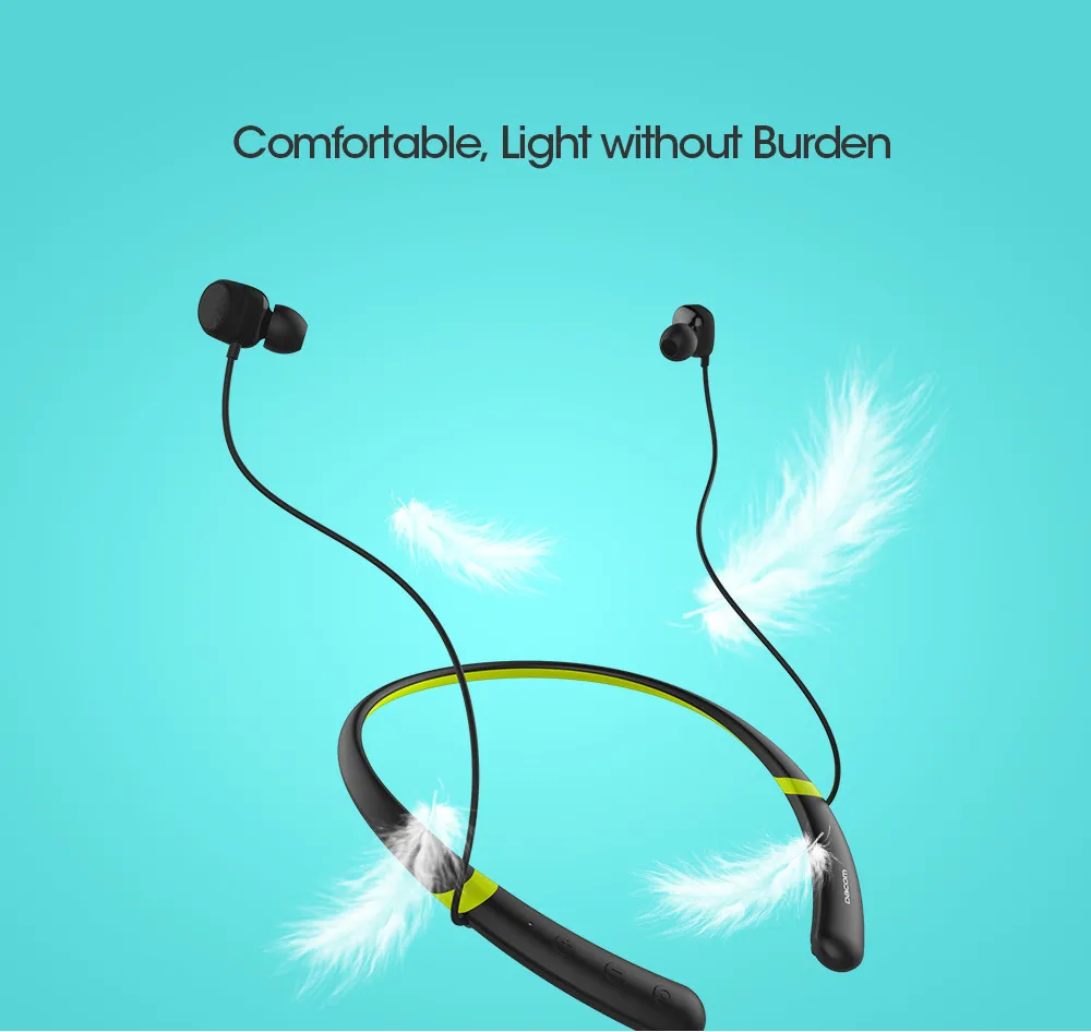 DACOM L02 Bluetooth наушники-ошейники с двойным динамическим драйвером с шумоподавлением басовые беспроводные наушники магнитные наушники-вкладыши