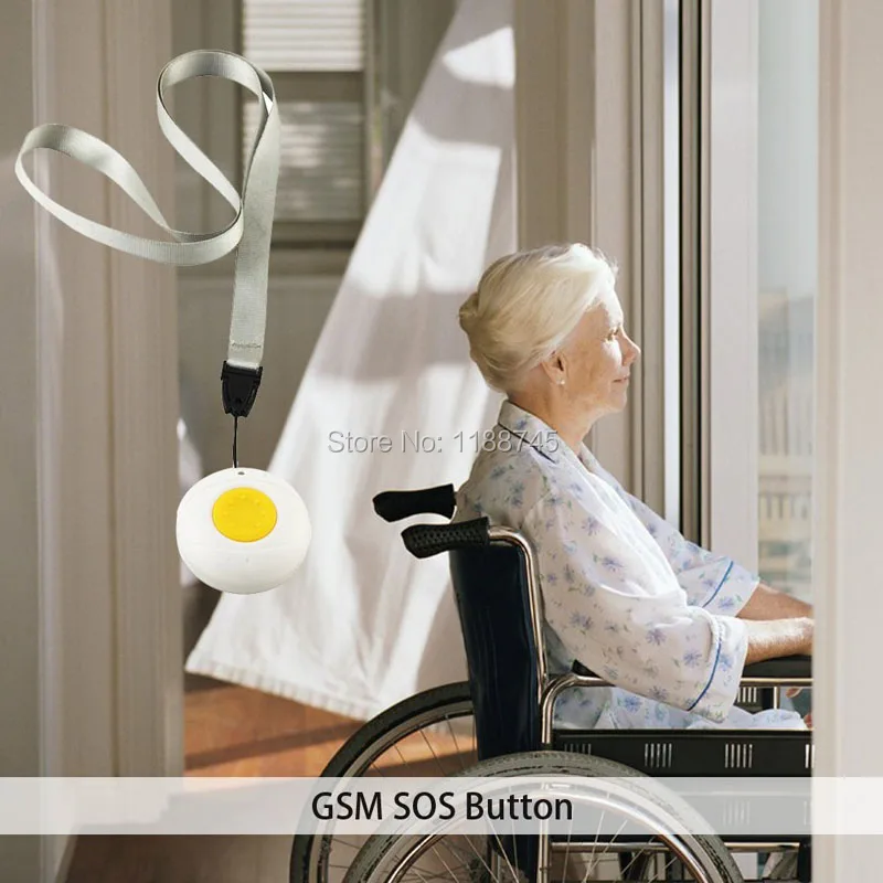 GSM-сигнализация для пожилых людей с 4 кнопками 6 шт. 20 | Безопасность и защита