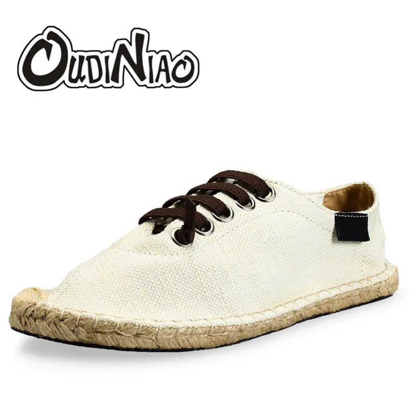 Кеды мужские со шнуровкой повседневные холщовые эспадрильи Специальный носок