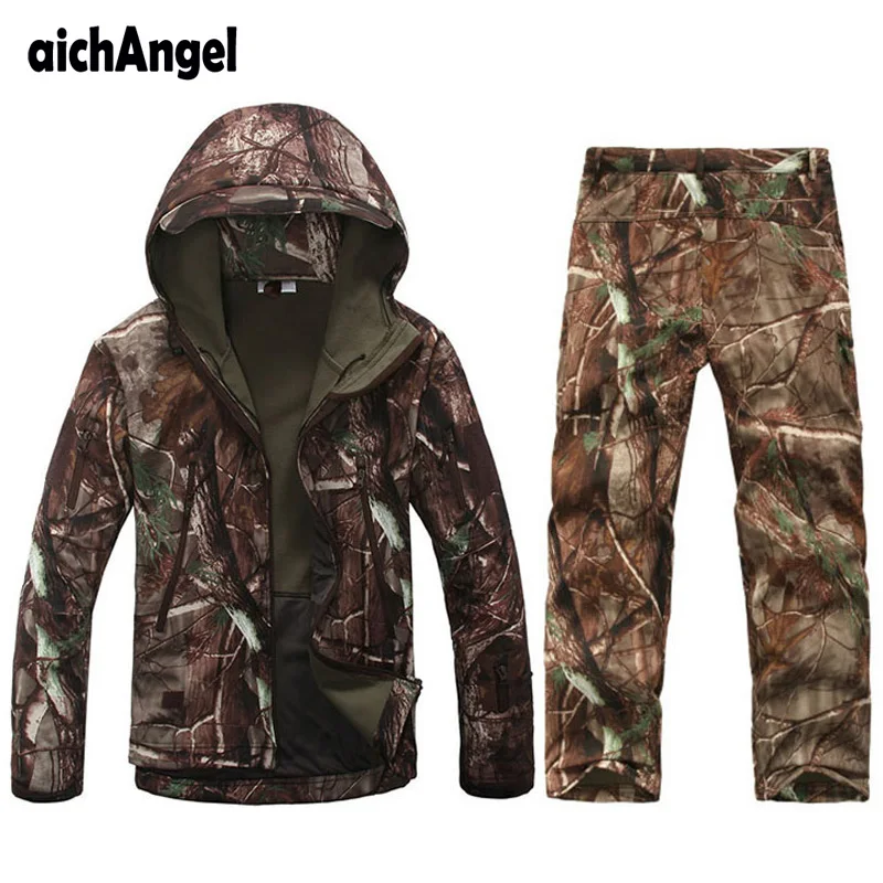 Охотничья Куртка страйкбол армейский Водонепроницаемый Тактический костюм