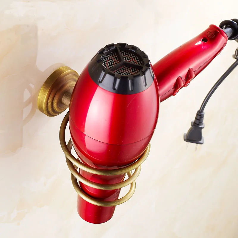 Бесплатная доставка полка для сушки волос в европейском стиле ванной комнаты