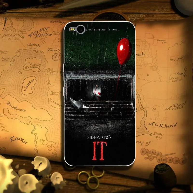 Soft Phone Cases for HTC U11 Desire 530 630 626 628 816 820 One A9 E9 M7 M8 M9 M10 Plus It Stephen Kings Pagliaccio Horror | Мобильные
