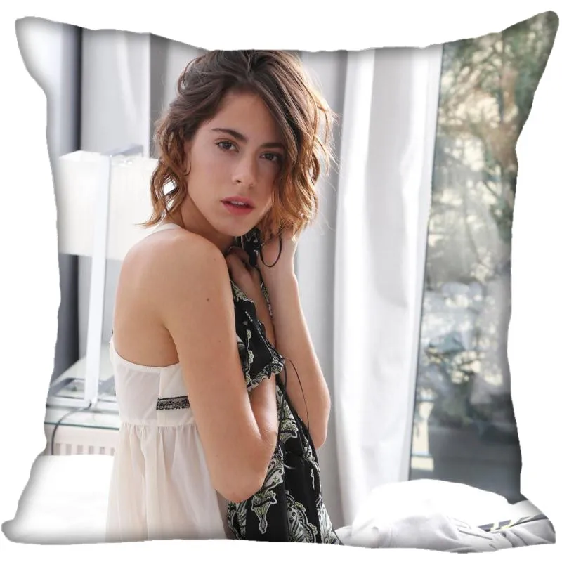 2018 новый пользовательский Tini Stoessel картина 45X45 см мягкие Наволочка Чехол для
