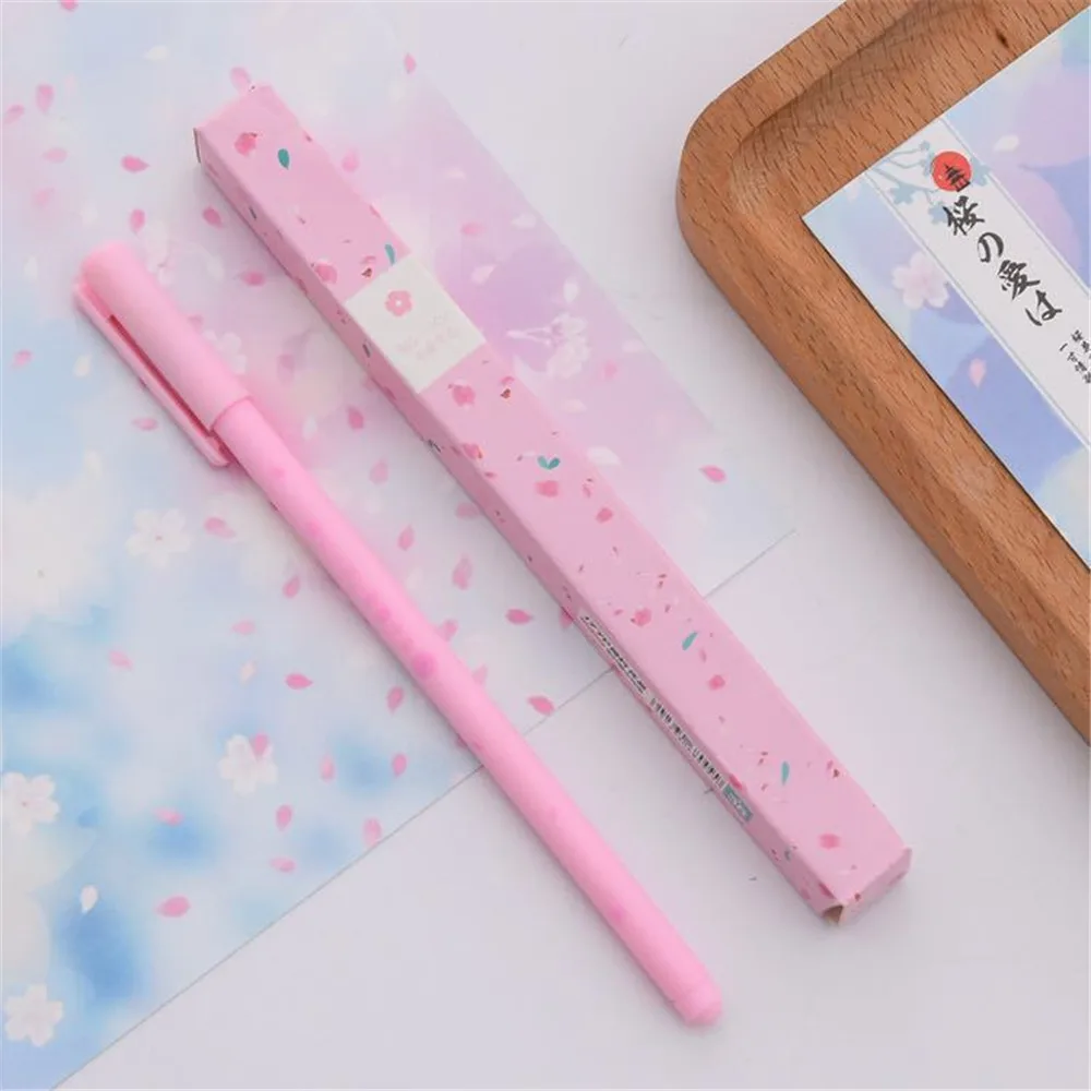 2 шт романтические гелевые ручки Sakura 0,38 мм черные чернила ручки для письма кавайные канцелярские школьные офисные принадлежности материал escolar papelaria