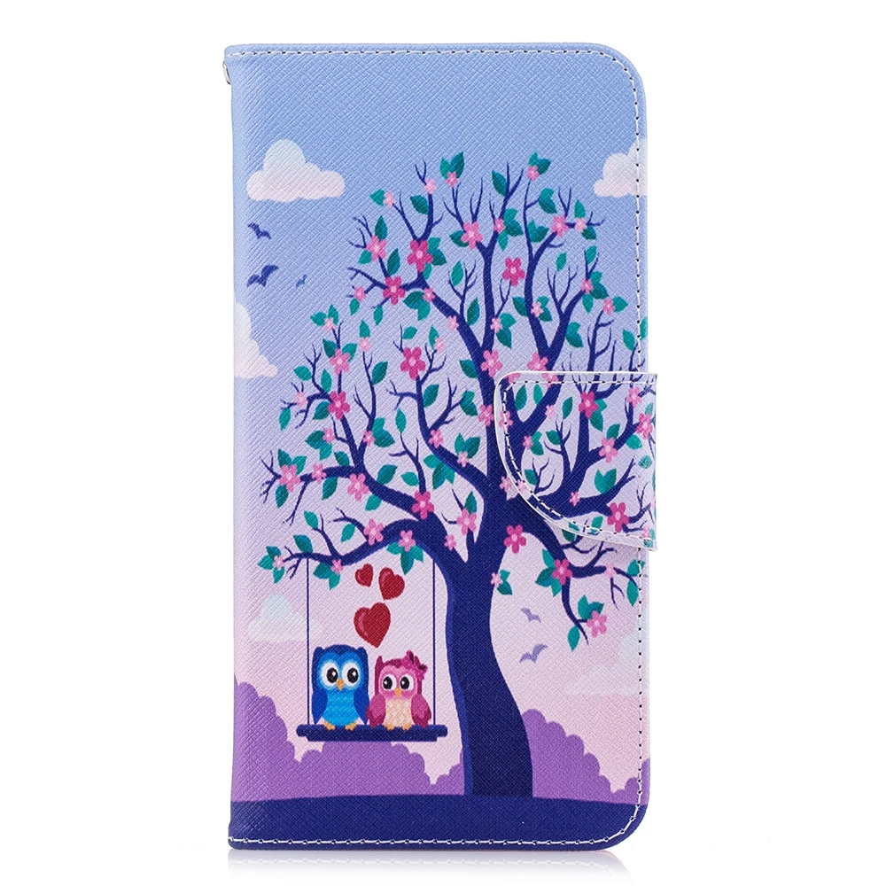 For Huawei Y9 2018 Wallet PU Leather folio Flip Case Cover Built-in Card Slots for | Мобильные телефоны и аксессуары