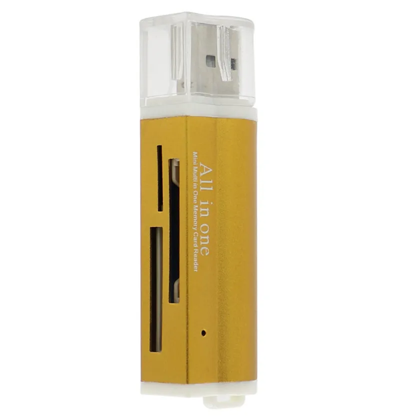 Популярный бренд для Micro SD SDHC TF M2 MMC MS PRO DUO все в 1 USB 2 0 устройство чтения нескольких