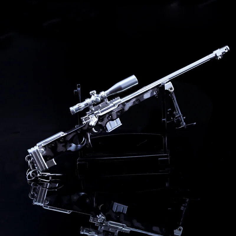 1 шт. AWM модель пистолеты мини литья под давлением PUBG металлический пистолет