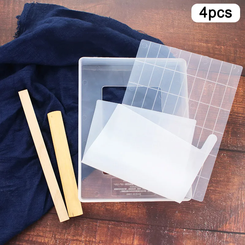 4pcs DIY Candy Making Molds Transparent Sugar Making Set Nougat Candy Handmade Tool PAK55 - Color: 4pcs