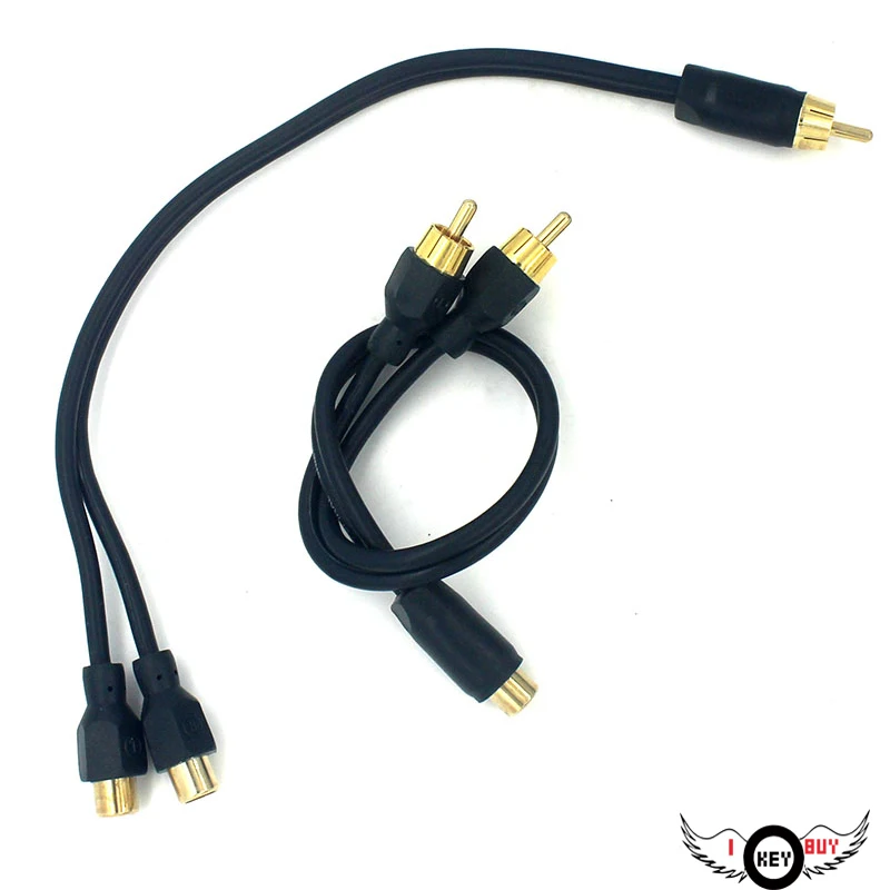 Автомобильный усилитель звука из чистой меди одноточечный двойной аудиокабель