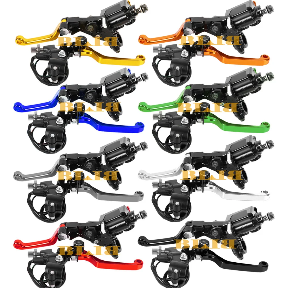 

Universal For Kawasaki KX65 KX450F KDX250SR KLX250 D-TRACKER Motocross Off Road Clutch Brake Master Cylinder Reservoir Levers