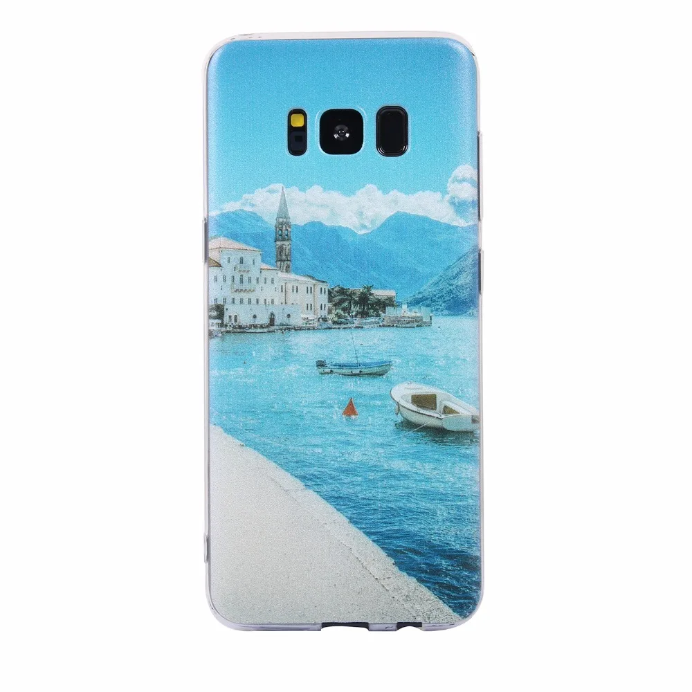 OUZifish прозрачный силиконовый чехол для телефона samsung Galaxy S8 SM-G9500 5 8 протектор Shell |
