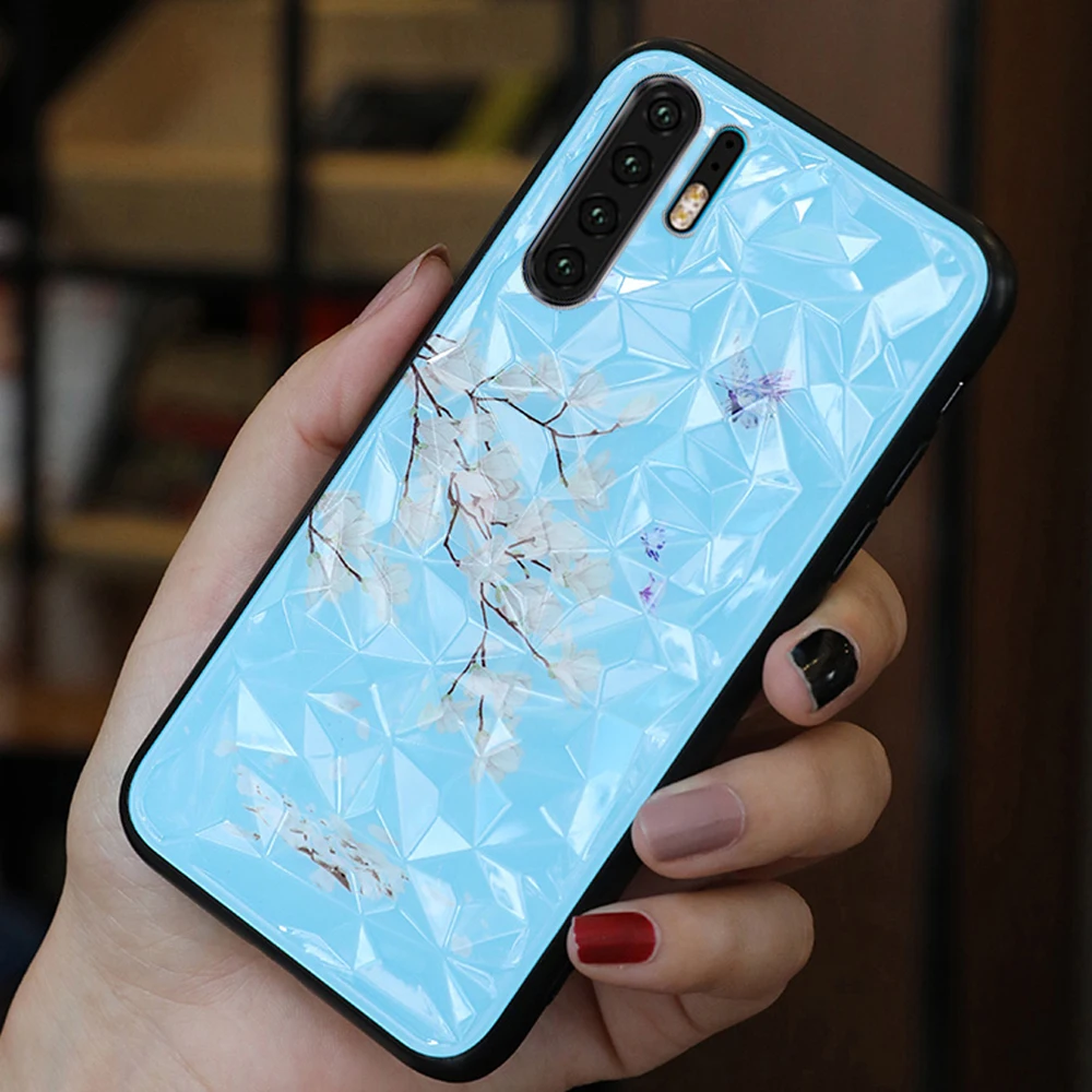3D Diamond Case For Huawei P30 Pro P20 Lite P Smart 2019 Nova 4 3 3i On Honor 10i 10 8X 8A 8C 7C 7A Y6 Y7 Y9 2018 Cover |