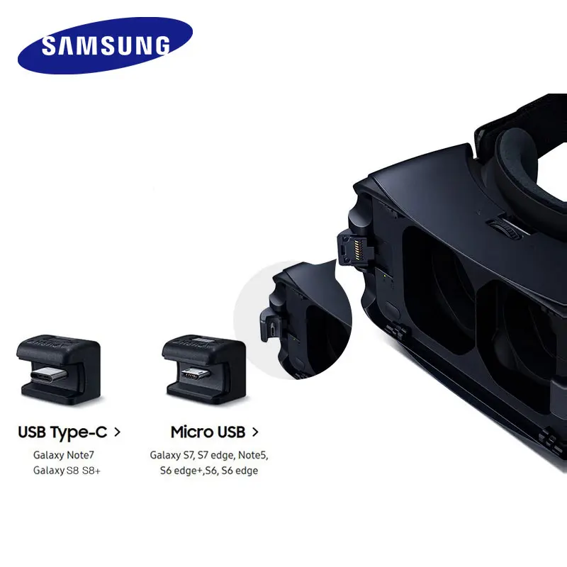 Samsung gear VR 5,0 Очки виртуальной реальности Поддержка samsung Galaxy S8 S8+ Note7 Note 5 S6 S7 S7Edge S9 S9+ пульт дистанционного управления