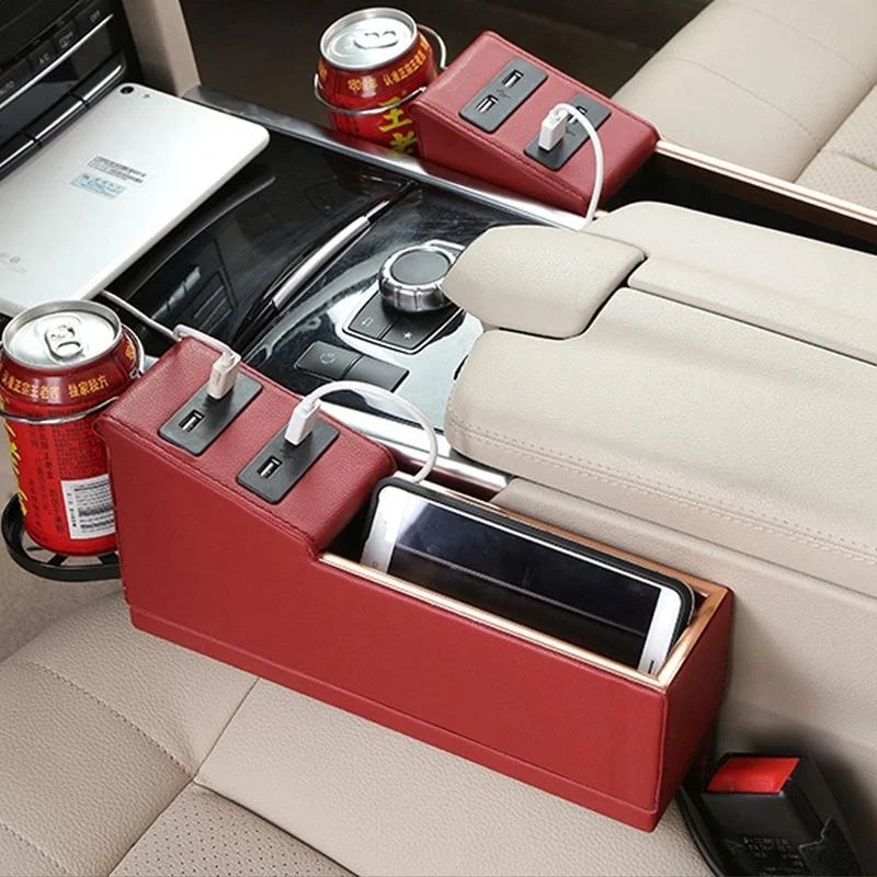 Автомобильный ящик для хранения сидений органайзер держатель наполнителя с