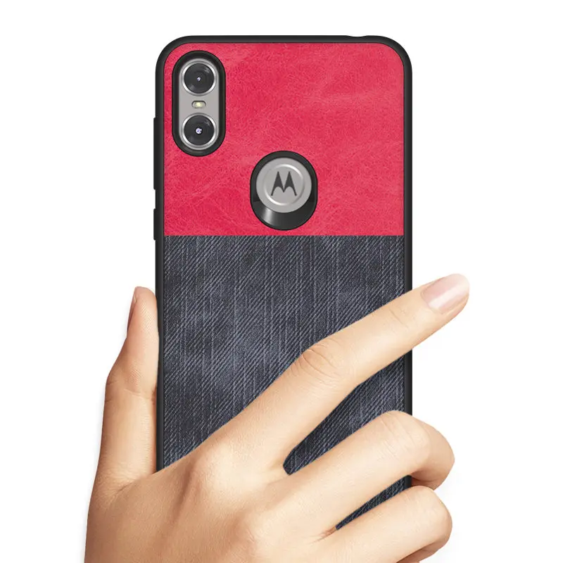 SRHE чехол для Motorola Moto One P30 Play джинсовая Мягкая силиконовая задняя крышка Play/Moto XT1941 |