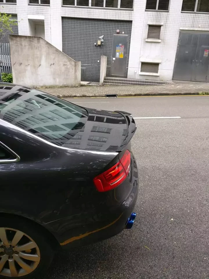 Дизайн для Audi A3 S3 8V спойлер задний багажник спойлер на крыше кабины черного и белого цвета или DIY цвета грунтовки краски