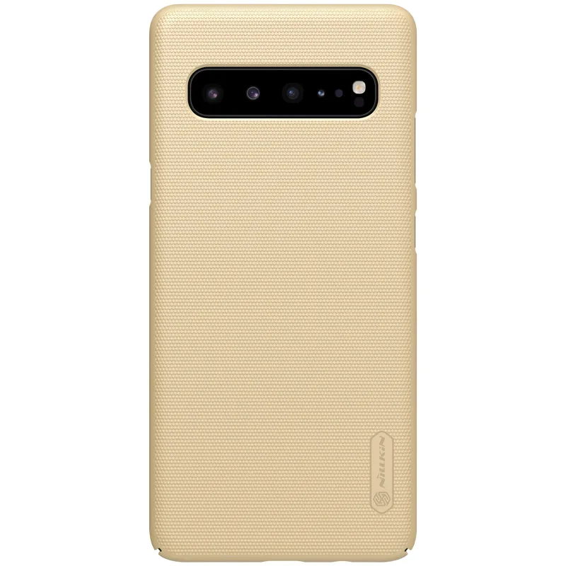Золотой Для samsung Galaxy S10 5G версия чехол Nillkin Супер Матовый Щит Жесткий PC задняя крышка чехол для samsung S10 5G Nilkin чехол для телефона - Цвет: Золотой