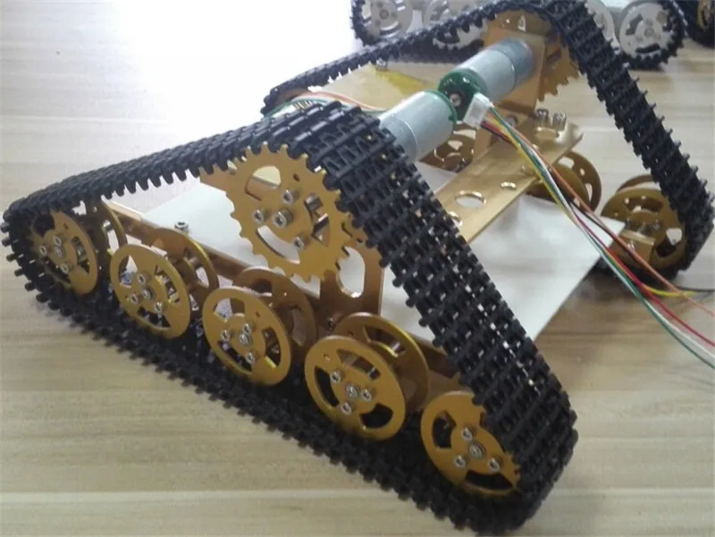 T150 шасси для танков золотисто желтого цвета электронного конкурса Wall e робот