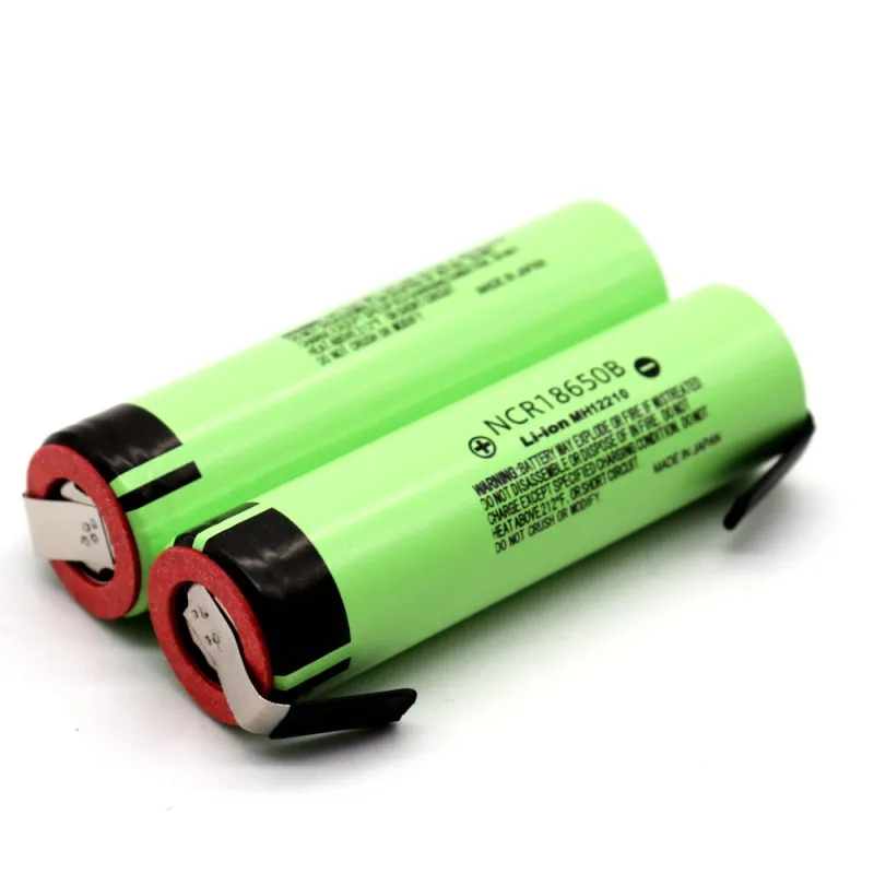 10 шт. NCR18650B 3,7 V 3400mAh 18650 перезаряжаемый литиевый аккумулятор 18650 батарея+ никелевый элемент DIY