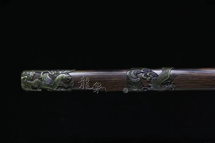 Гравировальный меч god beast тренный из углеродистой стали Тай Чи тренировочный с