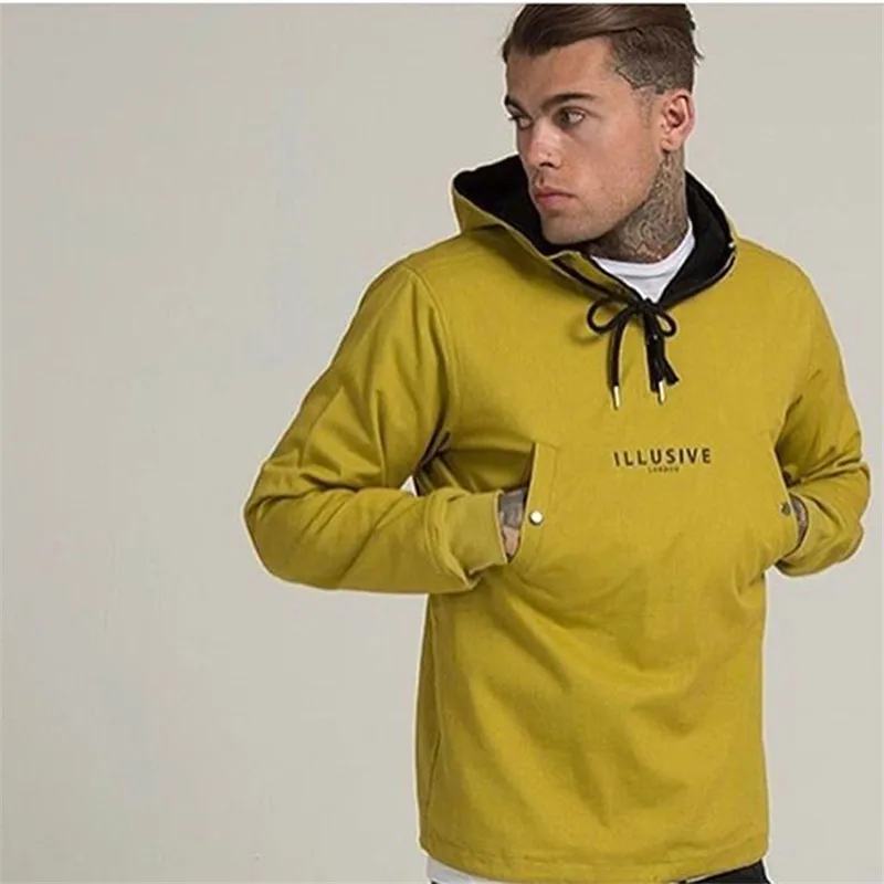 Для мужчин толстовки кофты Мужской Моды Повседневное куртка с капюшоном 2018 Новый