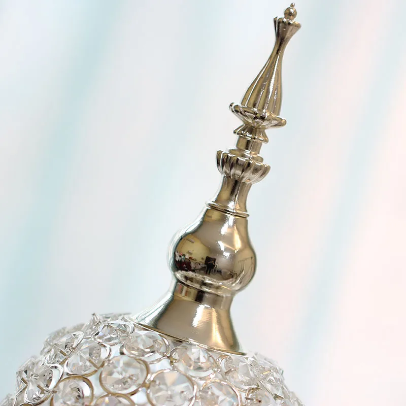 Европейский посеребренный подсвечник свадебный стол центральный декоративный