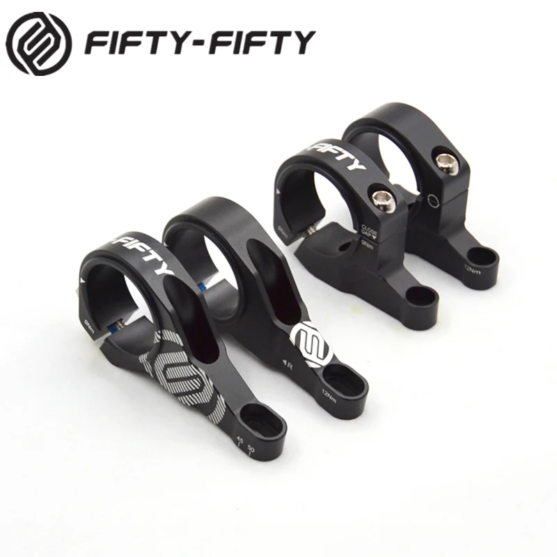 FIFTY-FIFTY Two-piece MTB Bike Stem CNC Aluminum Alloy Lock Stem DownHill Mountain Road Bicycle Parts Cycling Accessories