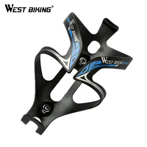 blue WEST BIKING велосипеда велосипедное крепление для бутылки Сверхлегкий алюминиевый сплав велосипедный держатель для бутылок(Велоспорт) велосипед удерживающий кронштейн клетка - Цвет: blue