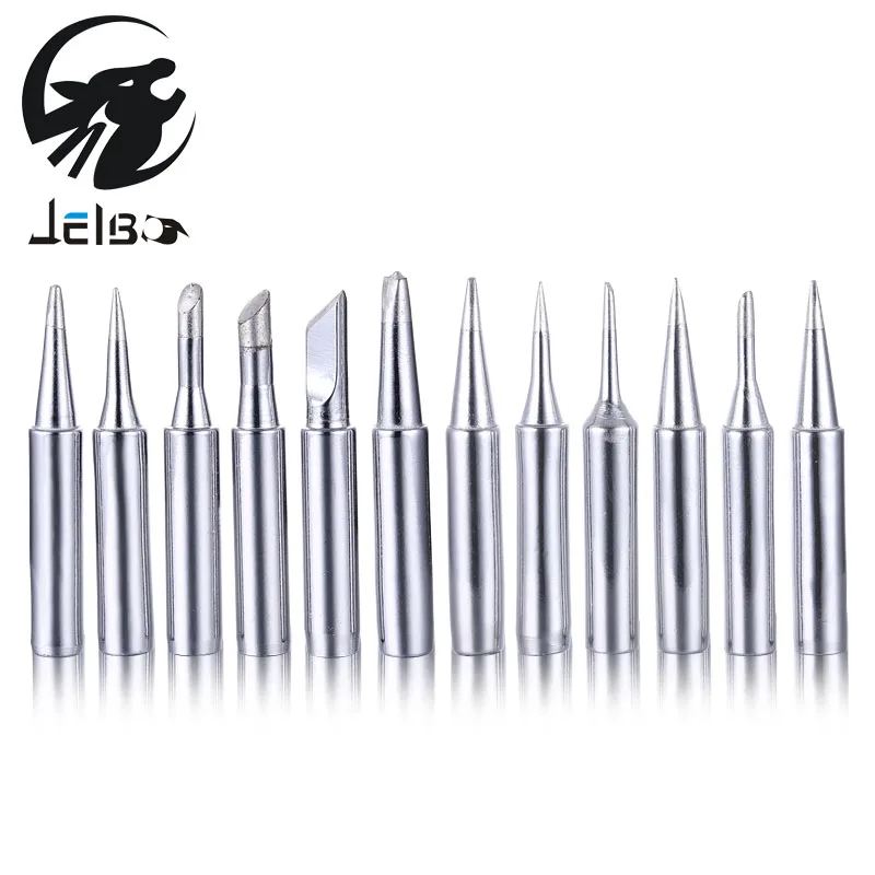 Jelbo ЕС Plug паяльник набор 220 В 60 Вт AdjustableTemperature Электрический + 12 шт. 936 жало |