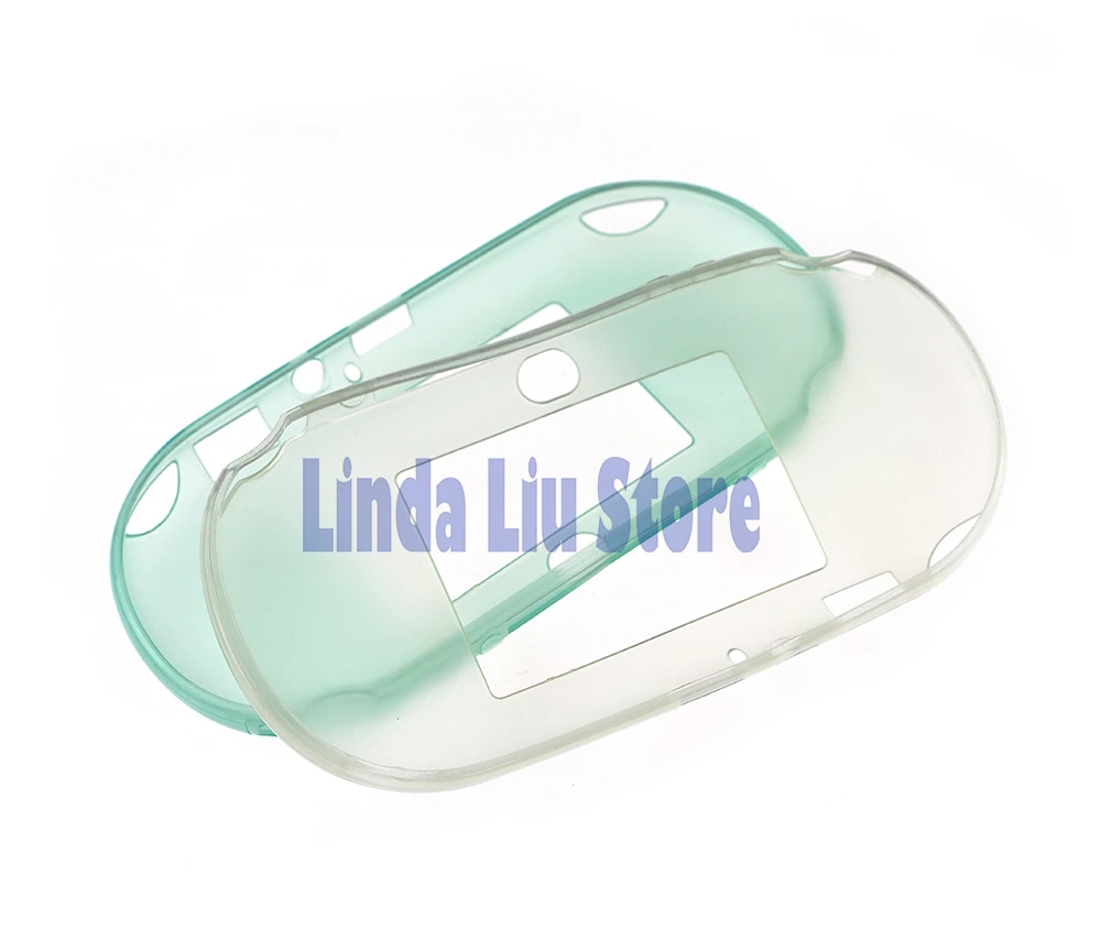 Силиконовый защитный гель-чехол chengdianwan для PS Vita 2000 Slim blue PSV2000 ТПУ чехол 8 шт. |