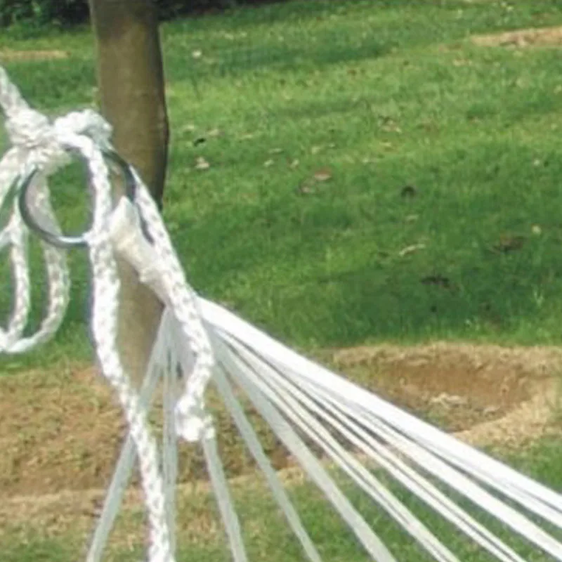 Открытый Кемпинг портативный гамак одиночный Человек Сетка нейлоновая веревка