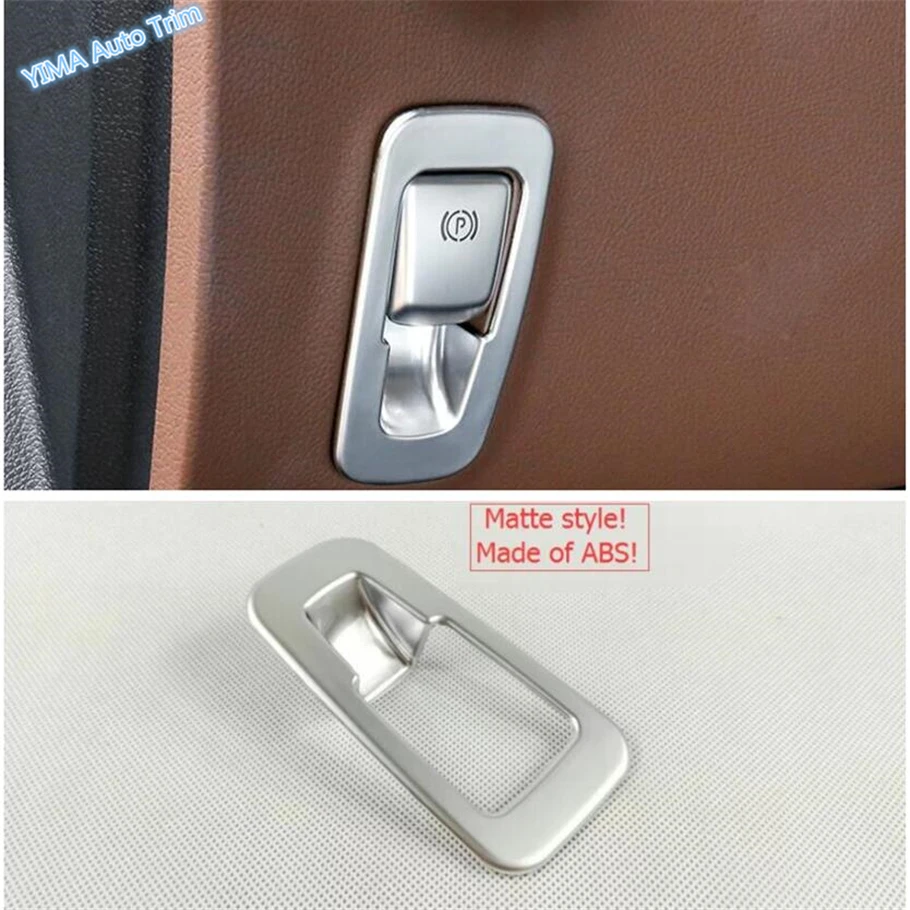 

Lapetus Auto Styling Electronic Hand Brake Parking Button Cover Trim Pearl Chrome ABS Fit For Mercedes Benz GLC X253 2016 - 2019