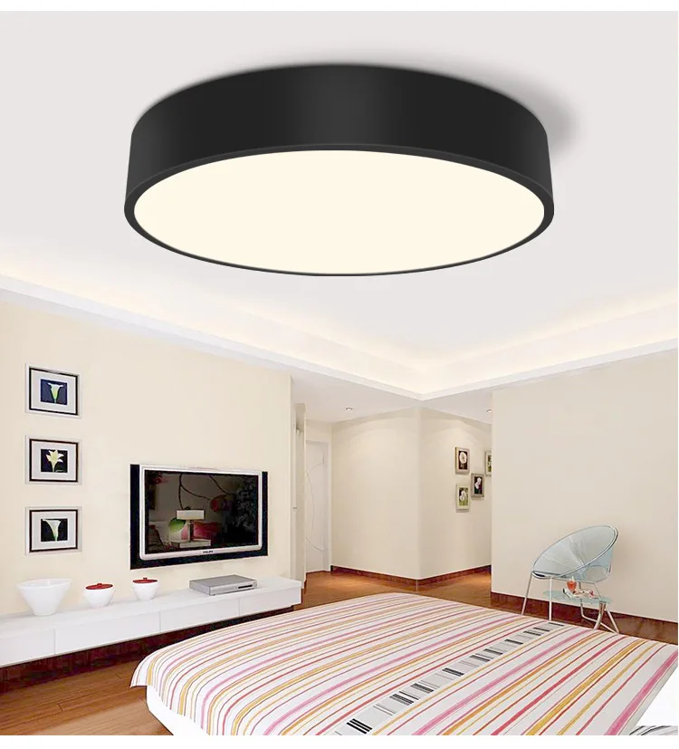 Лампа потолочная светодиодная 5 см с регулируемой яркостью|room ceiling lights|dining room