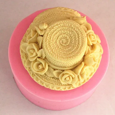 FM0340 форма для мыла в виде цветочной шляпы формы помадки торта шоколада кухни