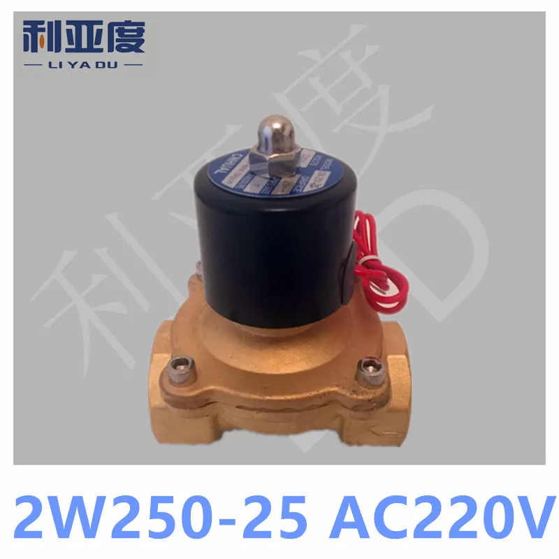 2W250 25 AC220V нормально закрытый тип две позиции с подкладкой электромагнитный
