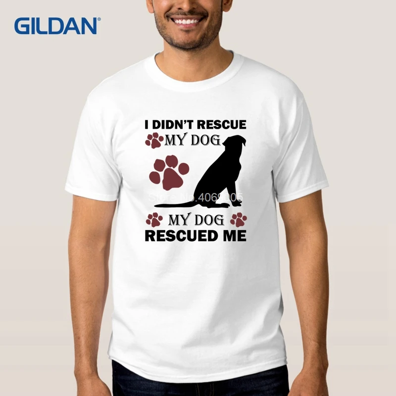 Rescue Dog интересные футболки конструкции 2018 в футболка быстрое высыхание | Мужская