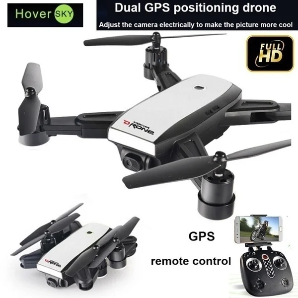 Складной Радиоуправляемый квадрокоптер Дрон X28WF двойной gps/Нет gps 1080P wifi камера Gimbal Hover 3D сальто высота удержания аэрофотосъемка