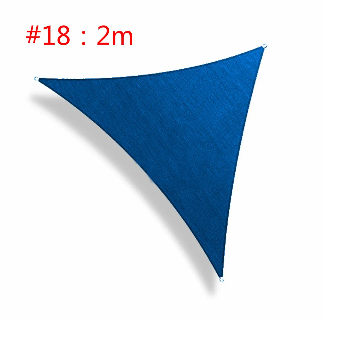 blue Triangle 2m 4x3/3,6/3/2 m Треугольники/площадь/прямоугольник Защита от ультрафиолетовых лучей Водонепроницаемый полиэфирная ткань для отдыха на открытом воздухе солнце экран теневые паруса сетчатые навесы - Цвет: blue Triangle 2m