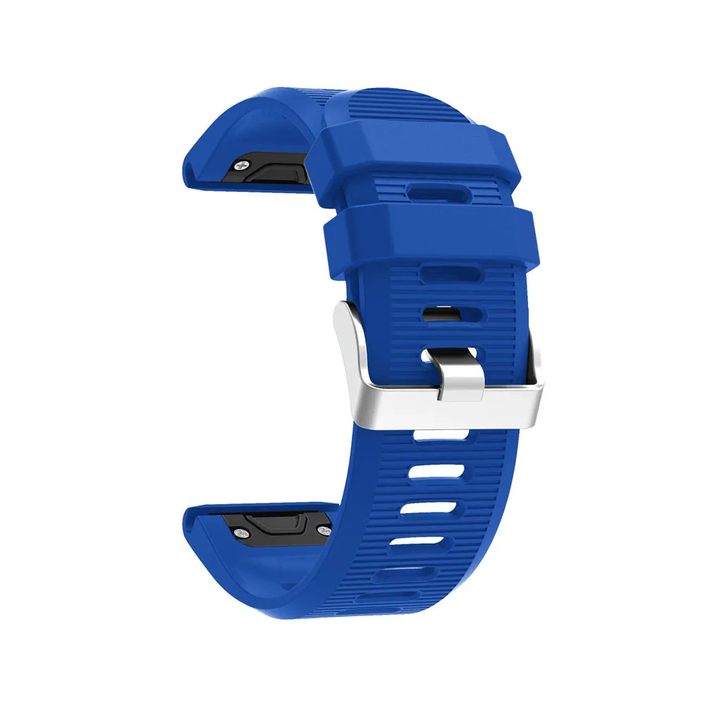 Quick fit 26 мм ремешок для Garmin Fenix 5X/Fenix 3 HR умные часы мягкий силиконовый сменный быстроразъемный коннектор 9,11 - Цвет: K