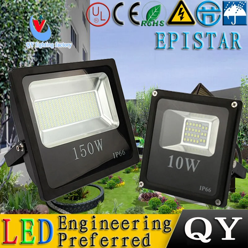 

10pcs/lot 10W-100W square led flood light 85~265V LED projector garden search lighting lamp led outdoor lighting led spotlight