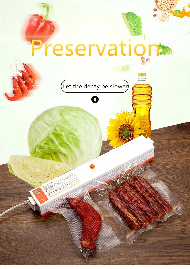 1 кухонный инструмент Бытовая Вакуумная упаковочная машина для хранения пищевых