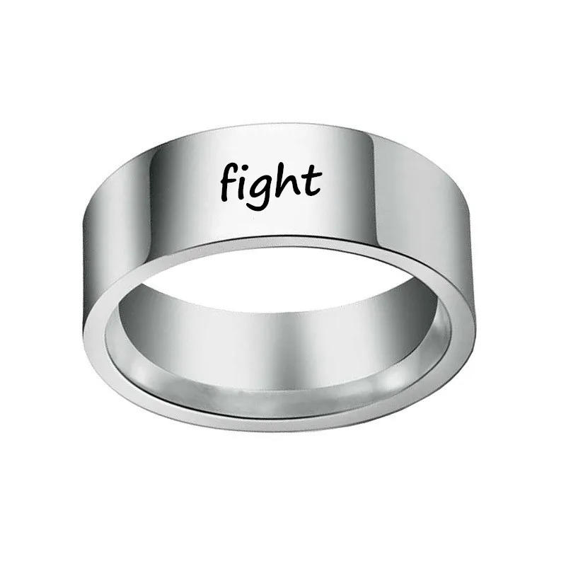 Вдохновляющее кольцо мечта Любовь Вера борьба просто дышать кольца